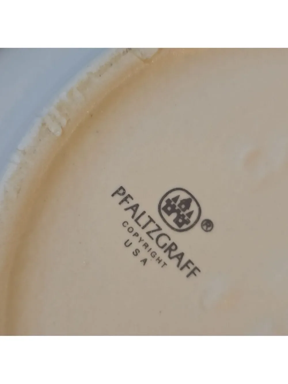 Pfaltzgraff Cream Ceramic Canister Vintage 3 Quart